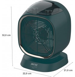 Termoventilatore Potenza 2200 Watt 4 livelli IP21 termostato e timer Imetec 4031