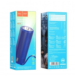 Hoco HC11 Flip Bluetooth 5.0 10W 2H FM USB Torcia 1200 mAh Blue