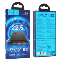 Hoco J101 Powerbank 10000mah 22.5w Pd Qc 2usb Type C Fast Nero