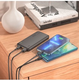 Hoco J101 Powerbank 10000mah 22.5w Pd Qc 2usb Type C Fast Nero