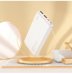 Hoco J101 Powerbank 10000mah 22.5w Pd Qc 2usb Type C Fast Bianco