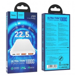 Hoco J101 Powerbank 10000mah 22.5w Pd Qc 2usb Type C Fast Bianco