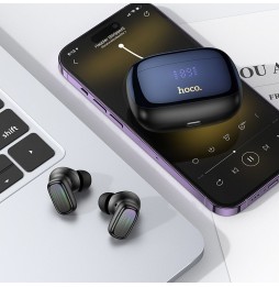 Hoco EQ20 Auricolari Tws Anc Enc Bt 5.4 7 Ore 400mah Doppio Blu