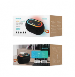 Unico BS2185 Cassa Speaker Sistema Multimediale Bluetooth aux 1200mah 10 Watt
