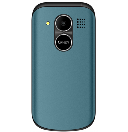 Saiet Candy – Cellulare a Conchiglia per Anziani con Tasti Grandi, SOS, Dual SIM e Ricarica Type-C Petrolio