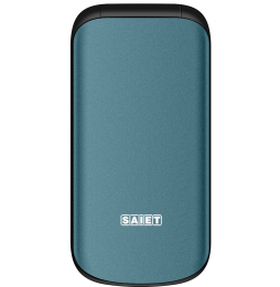 Saiet Candy – Cellulare a Conchiglia per Anziani con Tasti Grandi, SOS, Dual SIM e Ricarica Type-C Petrolio
