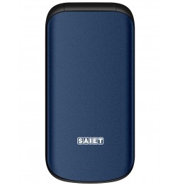 Saiet Candy – Cellulare a Conchiglia per Anziani con Tasti Grandi, SOS, Dual SIM e Ricarica Type-C Blu
