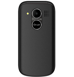Saiet Candy – Cellulare a Conchiglia per Anziani con Tasti Grandi, SOS, Dual SIM e Ricarica Type-C Nero