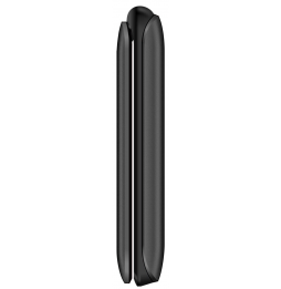 Saiet Candy – Cellulare a Conchiglia per Anziani con Tasti Grandi, SOS, Dual SIM e Ricarica Type-C Nero