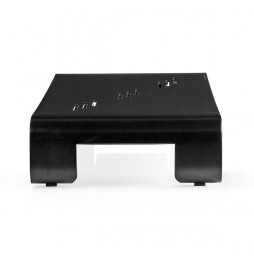 Nedis Supporto ergonomico Multifunzione con hub USB 3.0 a 4 Porte, Colore: Nero
