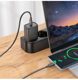 Hoco N60 Caricabatterie Rete USB-C Power Delivery 20W Quick Charge Nero