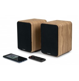 Thomson WS602DUO Sistema Multimediale Casse Scaffale Bluetooth 100W Legno