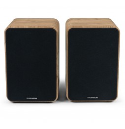 Thomson WS602DUO Sistema Multimediale Casse Scaffale Bluetooth 100W Legno