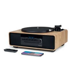 Thomson MIC300TT Stereo Hi-Fi 60W Giradischi Bluetooth CD MP3 USB Radio FM