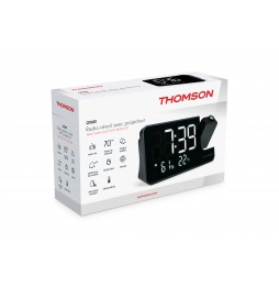 Thomson CP100T Radiosveglia Proiettore Display 8" Temperatura Umidità USB-C Nero