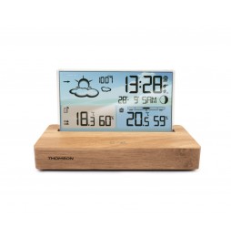 Thomson CT600 Sveglia Stazione Meteo Sonda Wireless Temperatura Umidità Luna