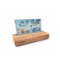 Thomson CT600 Sveglia Stazione Meteo Sonda Wireless Temperatura Umidità Luna