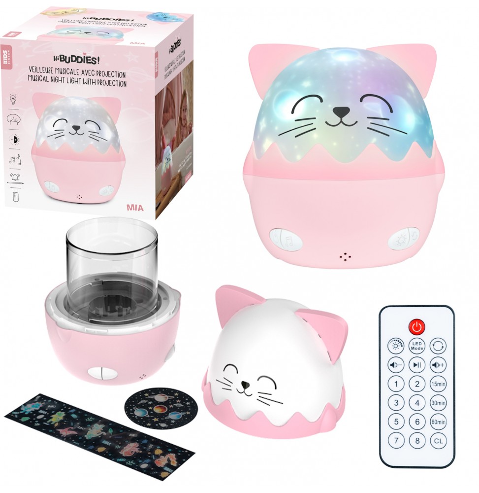 Bigben Kids Mia Luce Notturna Musicale Per Bambini Con Proiezione Ricaricabile
