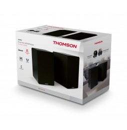 Thomson WS400DUO Sistema Multimediale Casse Scaffale Bluetooth 50W Nero