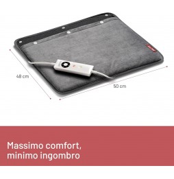 Imetec Intellisense Feet Scaldapiedi Morbido 5 Livelli Lavabile Lavatrice 48x50cm