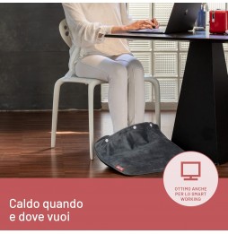 Imetec Intellisense Feet Scaldapiedi Morbido 5 Livelli Lavabile Lavatrice 48x50cm