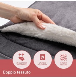 Imetec Intellisense Feet Scaldapiedi Morbido 5 Livelli Lavabile Lavatrice 48x50cm