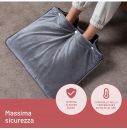 Imetec Intellisense Feet Scaldapiedi Morbido 5 Livelli Lavabile Lavatrice 48x50cm