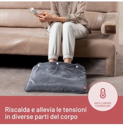 Imetec Intellisense Feet Scaldapiedi Morbido 5 Livelli Lavabile Lavatrice 48x50cm