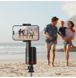 Hoco K23 Supporto Smartphone 360 Tracking Viso AI Telecomando USB-C Nero