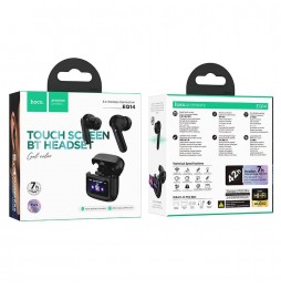 Hoco Auricolari TWS EQ14 Neri Bluetooth 5.3 Touch 20 Ore Autonomia