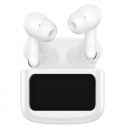 Hoco Auricolari TWS EQ14 Bianchi Bluetooth 5.4 Touch 20 Ore Autonomia