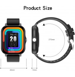 Unico Smartwatch Pro2 SW2782 Black 1.83" LED Chiamate BT Cardio 100+ Sport 22mm