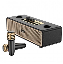 Hoco BS63 Cassa Party Portatile Bluetooth® Mp3 Karaoke Usb Aux Fm 2 Microfoni
