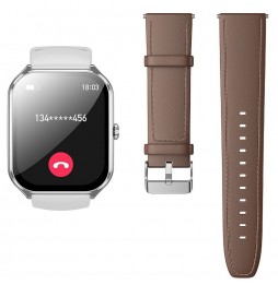 Hoco Y28 Smartwatch Amoled 1.96 Chiamate Bt Ip67 Cardio Pro Silver