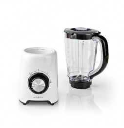 Nedis Frullatore con Bicchiere 2 velocità a impulsi Lame in acciaio inox 800 Watt 1,5 litri