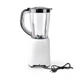 Nedis Frullatore con Bicchiere 2 velocità a impulsi Lame in acciaio inox 800 Watt 1,5 litri