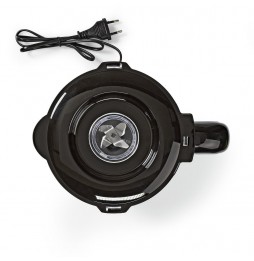Nedis Frullatore con Bicchiere 2 velocità a impulsi Lame in acciaio inox 800 Watt 1,5 litri