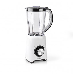 Nedis Frullatore con Bicchiere 2 velocità a impulsi Lame in acciaio inox 800 Watt 1,5 litri