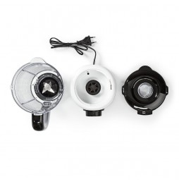 Nedis Frullatore con Bicchiere 2 velocità a impulsi Lame in acciaio inox 800 Watt 1,5 litri