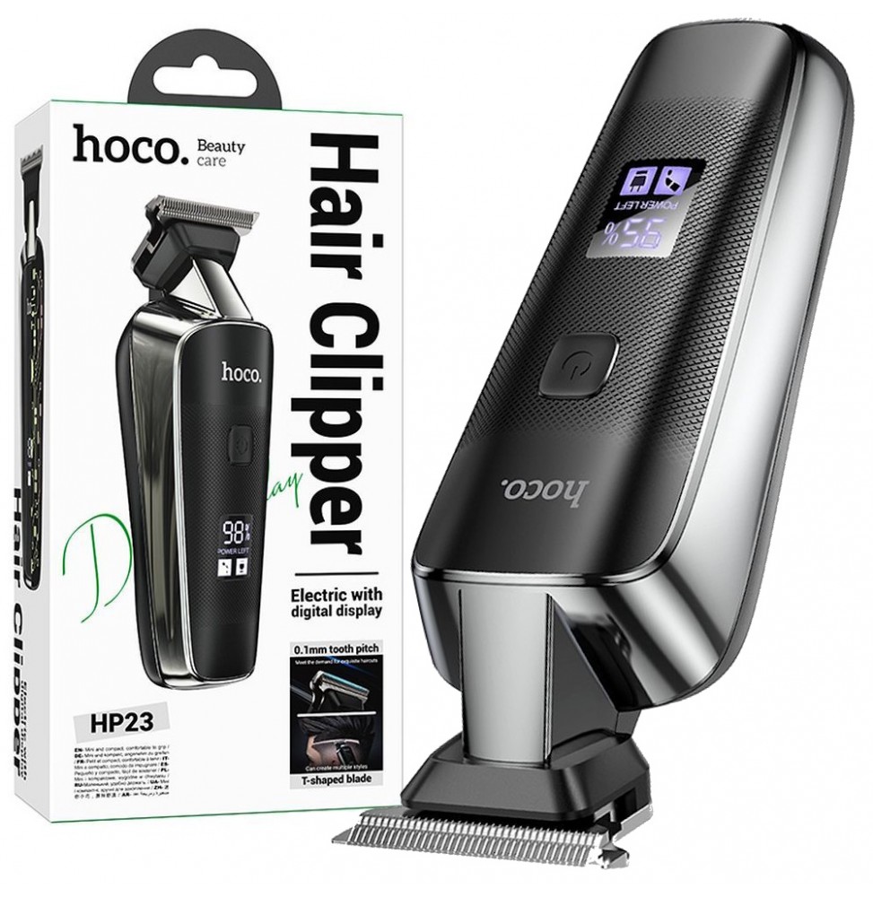 Hoco HP23 Tagliacapelli Professionale 7000 Rpm 25 Ore Usb C Led Pro