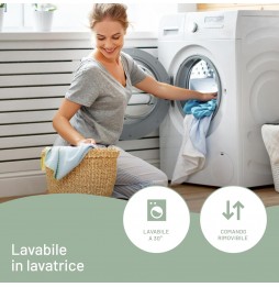 Imetec Scaldasonno Singolo Adapto Termocoperta Elettrica 6 Livelli Cotone 150x80