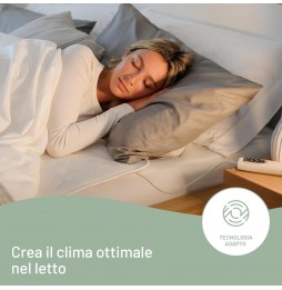 Imetec Scaldasonno Singolo Adapto Termocoperta Elettrica 6 Livelli Cotone 150x80