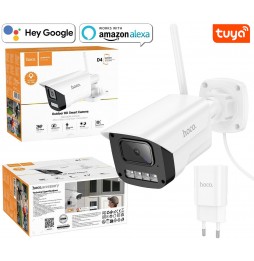 Hoco D4 Telecamera Esterno Full Hd Ip65...