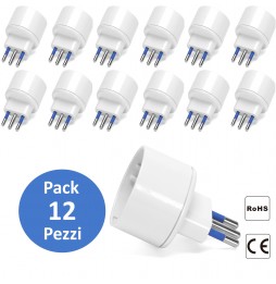 Aigostar Adattatore Spina Presa 10A Riduzione...