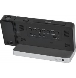 MAJESTIC WT 249 SSVEGLIA CON STAZIONE BAROMETRICA E PROIEZIONE ORA TEMPERATURA INTERNA ESTERNA SENSORE WIRELESS