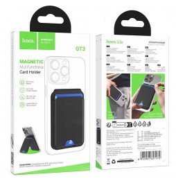 Hoco GT3 Portafoglio Magnetico Wallet Magsafe Ecopelle Qualita' Per Iphone
