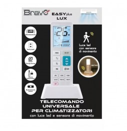 BRAVO EASY PLUS LUX TELECOMANDO UNIVERSALE PER CLIMATIZZATORI E CONDIZIONATORI