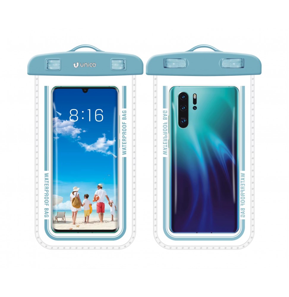 Unico Custodia Impermeabile Smartphone Cover Subacquea 7.2" Mare Sport