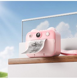 Hoco DV204 Fotocamera Bambini Stampante Termica 48mp Ips Rosa