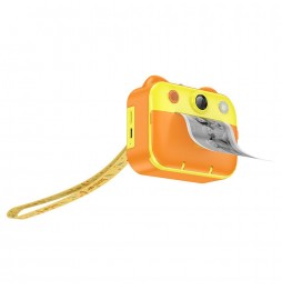 Hoco DV204 Fotocamera Bambini Stampante Termica 48mp Ips Arancio